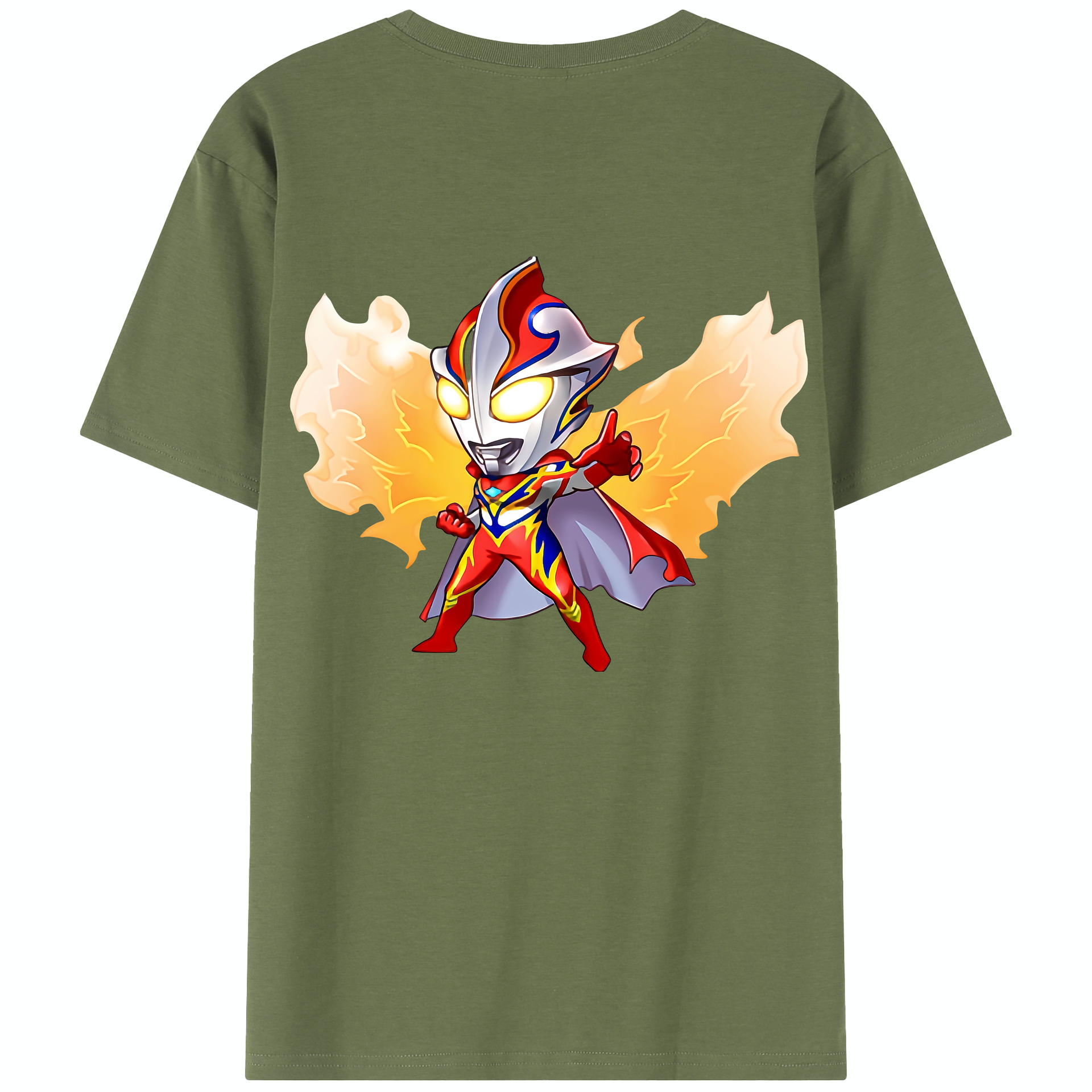 （画像用） ウルトラマン Ultraman 綿100％半袖Tシャツ（背面プリント）